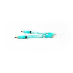 Double sided Eyeliner pencil Eye-edge (Heavenly black + glitter)