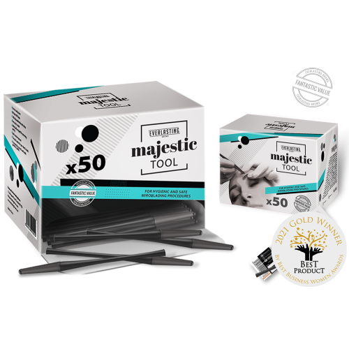 50 x MAJESTIC Disposable Tool by Everlasting Brows 