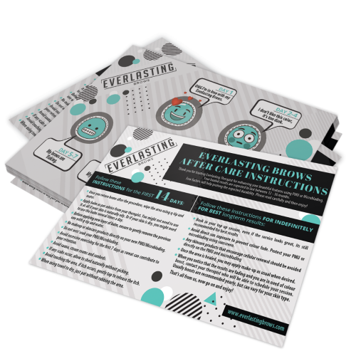 Everlasting After Care Leaflets x50