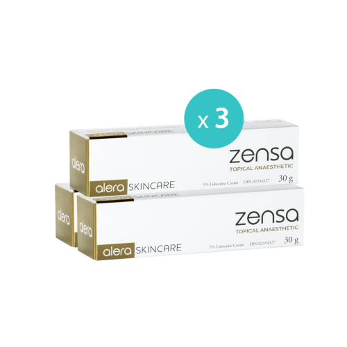 3 x Zensa Pre-procedure Cream 30g MULTISAVE 